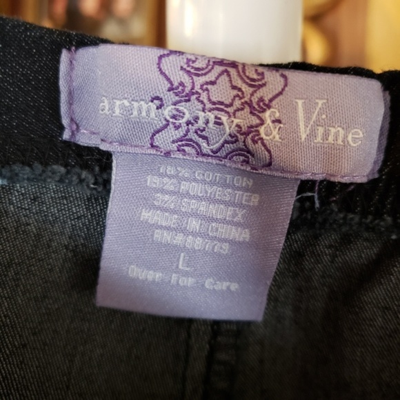 HARMONY & VINE DENIM LEGGINGS L - Picture 5 of 7